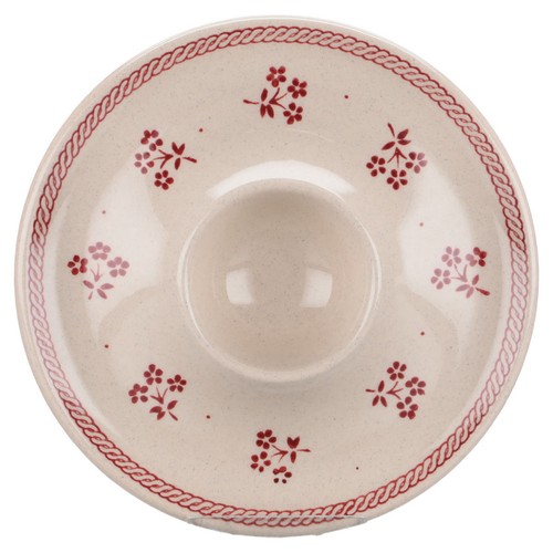 Eierbecher mit schalenablage - eierbecher,