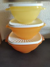 Tupperware 3ER-SONNEN-SCHÜSSEL-SET mit Sonnendeckel, Mehrfarbig