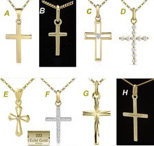 Kreuz Anhänger ECHT 333 Gold