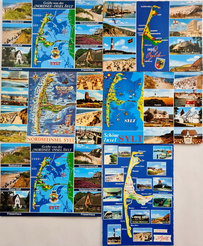 Insel sylt lot landkarten - lot,