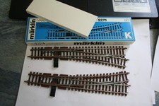 MÄRKLIN H0 2271 WEICHENPAAR SCHLANK  K-GLEIS OVP WD809/03