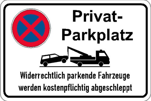 Halteverbotsschild mit