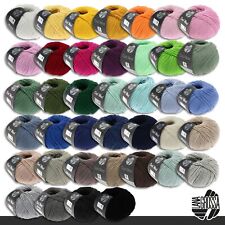 Lana Grossa 50 g Cool Wool Merinowolle Wolle Garn Häkeln Stricken 39 Farben