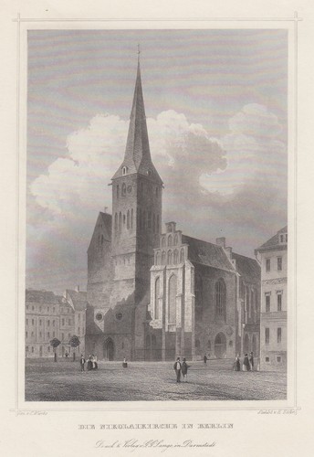 Berlin nikolaikirche original - berlin,