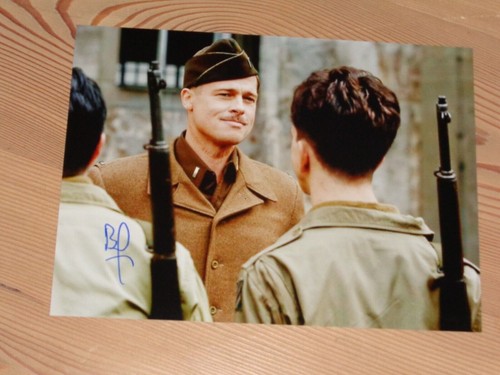 Brad pitt originalautogramm - brad,