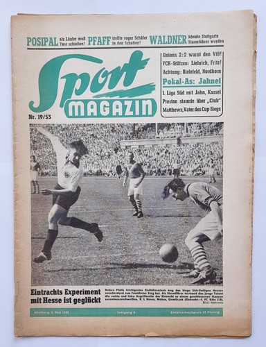Sportmagazin 1953 endrunde - sportmagazin,