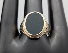 Heliotrop siegelring ring - heliotrop,