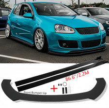 Frontspoiler Spoilerschwert + 2.2m Seitenschweller für VW Golf 5 MK5 R-Line GTI
