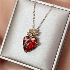 Damen Halskette Herz Anhänger