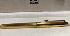 Montblanc Meisterstück 144  Solitaire Gold-Plated Guilloche Füllfederhalter