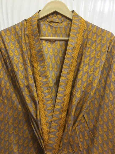 Reine seide midi kimono - seide,
