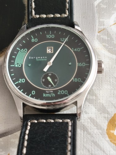 Herrenuhr bergmann tachometer - bergmann,