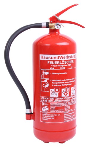 Pulver feuerlöscher abc - gp-6x,