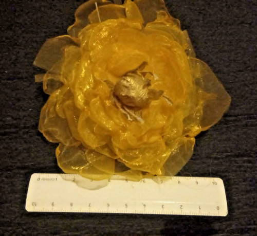 Organza rosen gold - gold,, ca