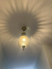 Deckenlampe Jugendstil Hängelampe Antik  Lampe  Art Deco Glaskugel 20 Cm