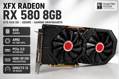 Xfx radeon 580 8gb gts - radeon, ed