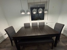 Ikea Esstisch (Stühle & Sitzbank)