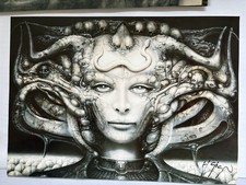 H. R. Giger signiert OSCAR Poster Alien Species Hollywood Signed Autogramm Orig.