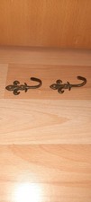 2× Raffhalter Messing