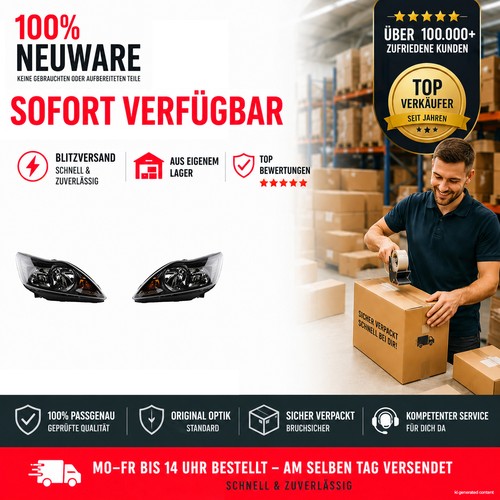 Scheinwerfer set halogen - set,