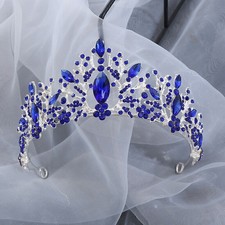 AB Kristall Königin Prinzessin Hochzeit Braut Diadem Tiara Krone 6 Stile