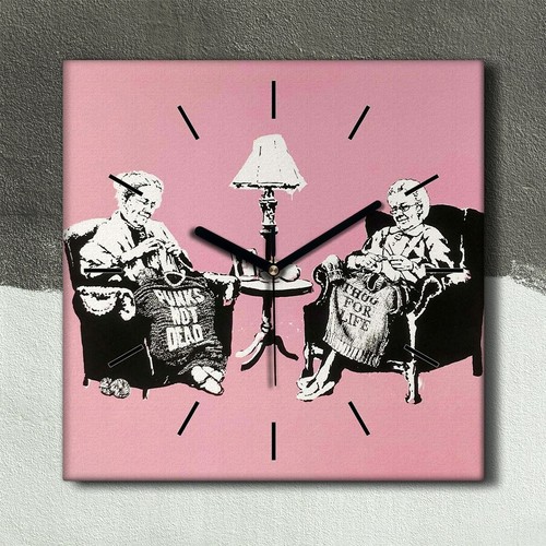 Wandkunst leinwand bild uhr - wandkunst,