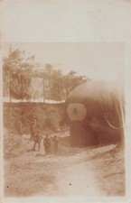 737393) Zeppelin Foto AK 1. WK - unser Ballon verankert 