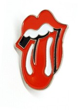 Rolling Stones rote Lippen und Zunge Pin Abzeichen Emaille Revers Metall Neuheit Geschenk UK