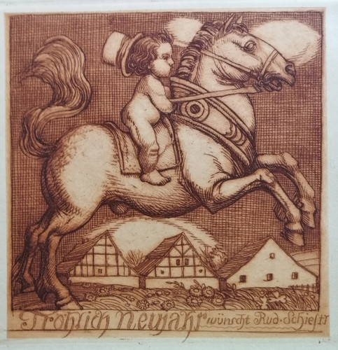 Original radierung von - von, 1911