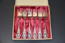 6 Kuchengabeln Punze Desi 90