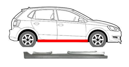 Für volkswagen polo 2009 - polo, 2009-2017