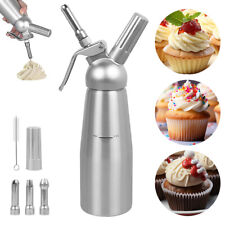 Sahnespender Edelstahl Profi Sahnebereiter 500ml Sahnesyphon Cremes Sahne 0.5L