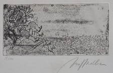 Alfred Hrdlicka, Radierung