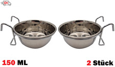 Edelstahlnapf zum Einhängen