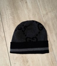 Gucci Mütze Kaschmir Schwarz