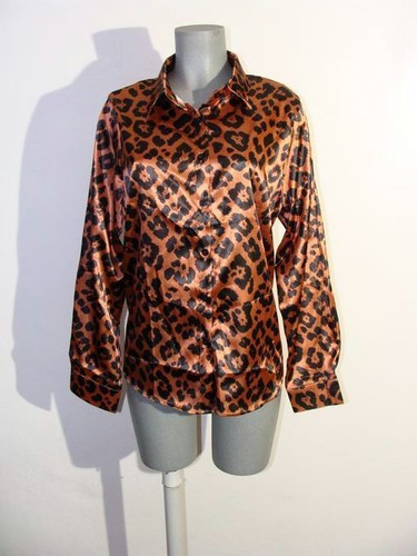 Satin glanz bluse schimmernd - glanz,