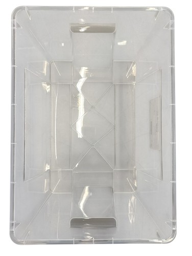New ikea samla transparent box - new,