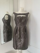 HOSS Intropia Kleid Brokat Cut Out Off Shoulder Etui D 38 Fr 40 M Unterkleid