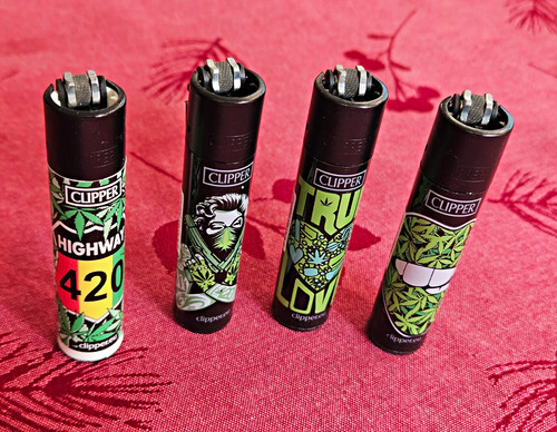 Clipper feuerzeug 4er set - feuerzeug,