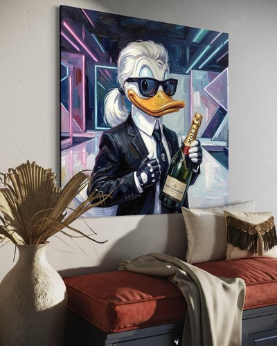 Donald lagerfeld leinwand bild - donald,