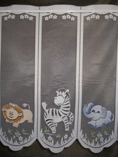 Kinder Gardine Zoo Tiere