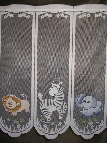 Kinder gardine zoo - zoo, tiere