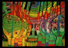 Kunstkarte Hundertwasser "Das