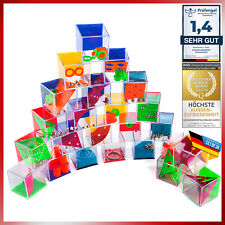24 Stück Mini Kugel Geduldsspiele Mega-Set - Geschicklichkeitsspiele Mitgebsel