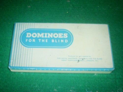 Vintage rnib dominoes - dominoes, for