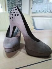 Pumps von Graceland, High Heels, Farbe beige, Gr.41, Nieten, nur indoor getragen