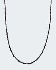 Schmuck Collier Gelbgold 375 Diamant schwarz 14,0ct X99