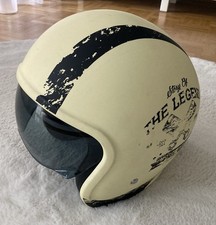 JETHELM  Marke IXS, Gr.M, weiss / beige, integriertes Sonnenvisier