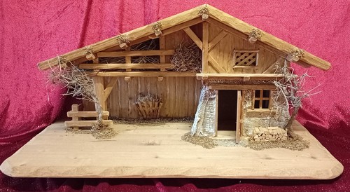 Krippenstall holz - krippenstall,,