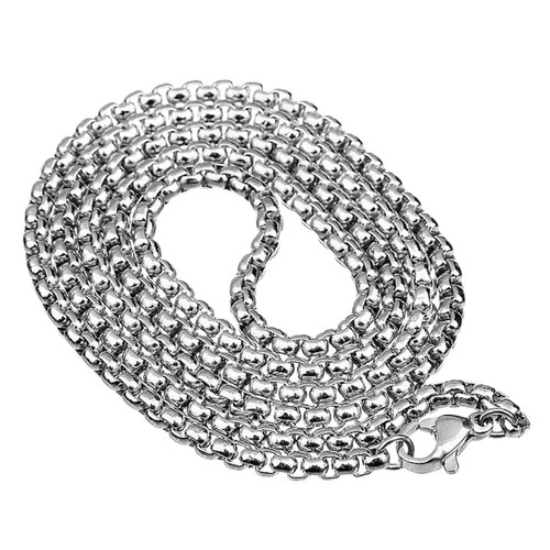 19cm 100cm halskette silber - -,